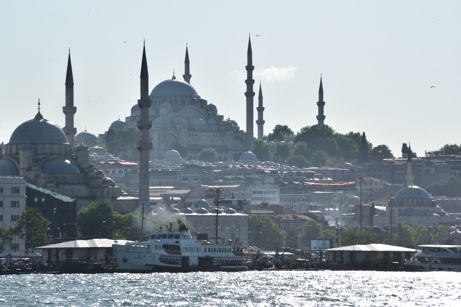 Domes and minarets above the rooftops of Istanbul